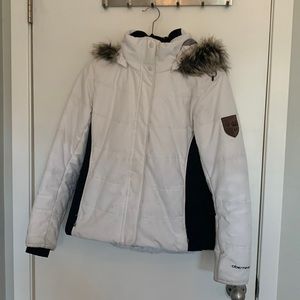 Obermeyer White Insulated Jacket